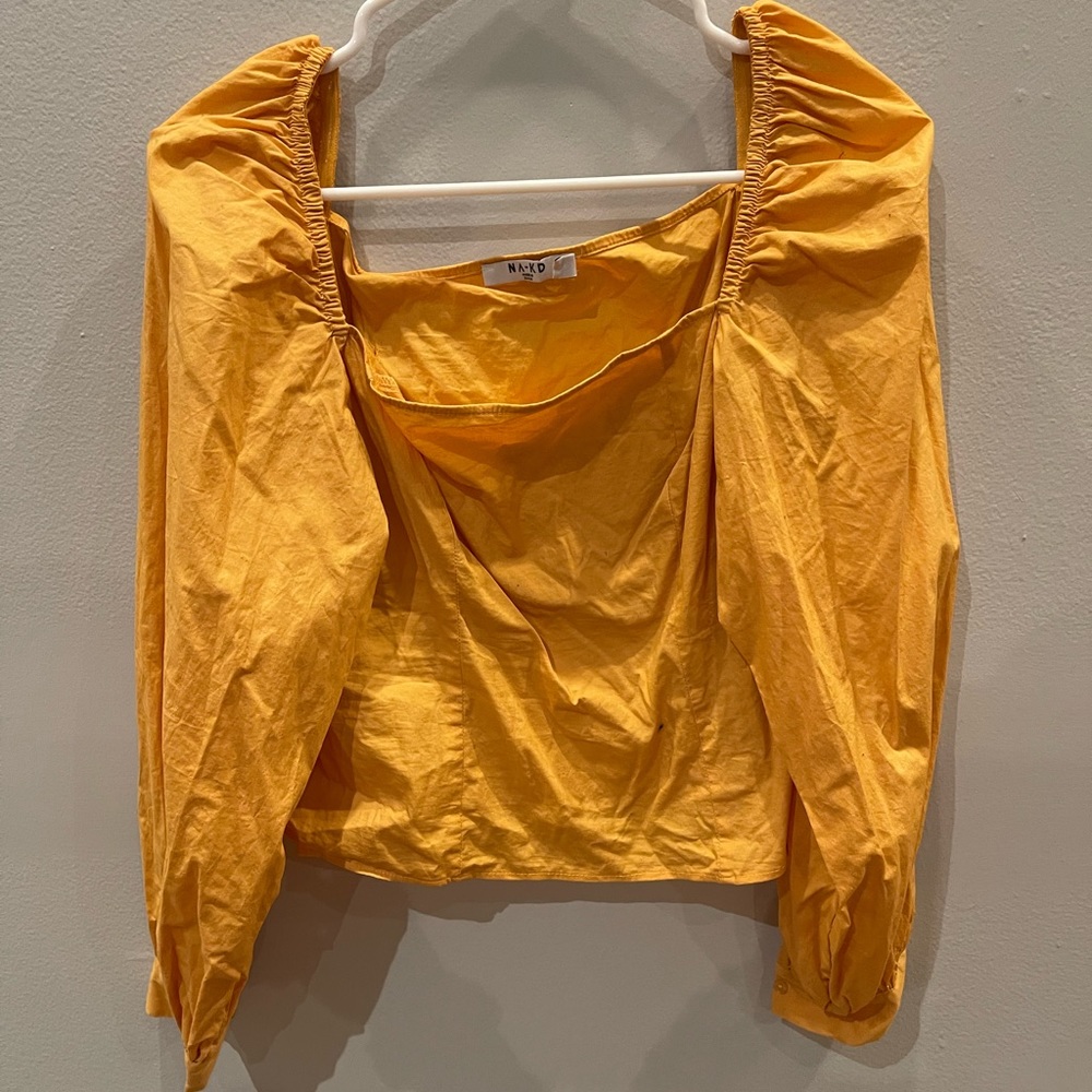 NA KD Balloon Sleeve Blouse Size 38 (US 8, Medium)